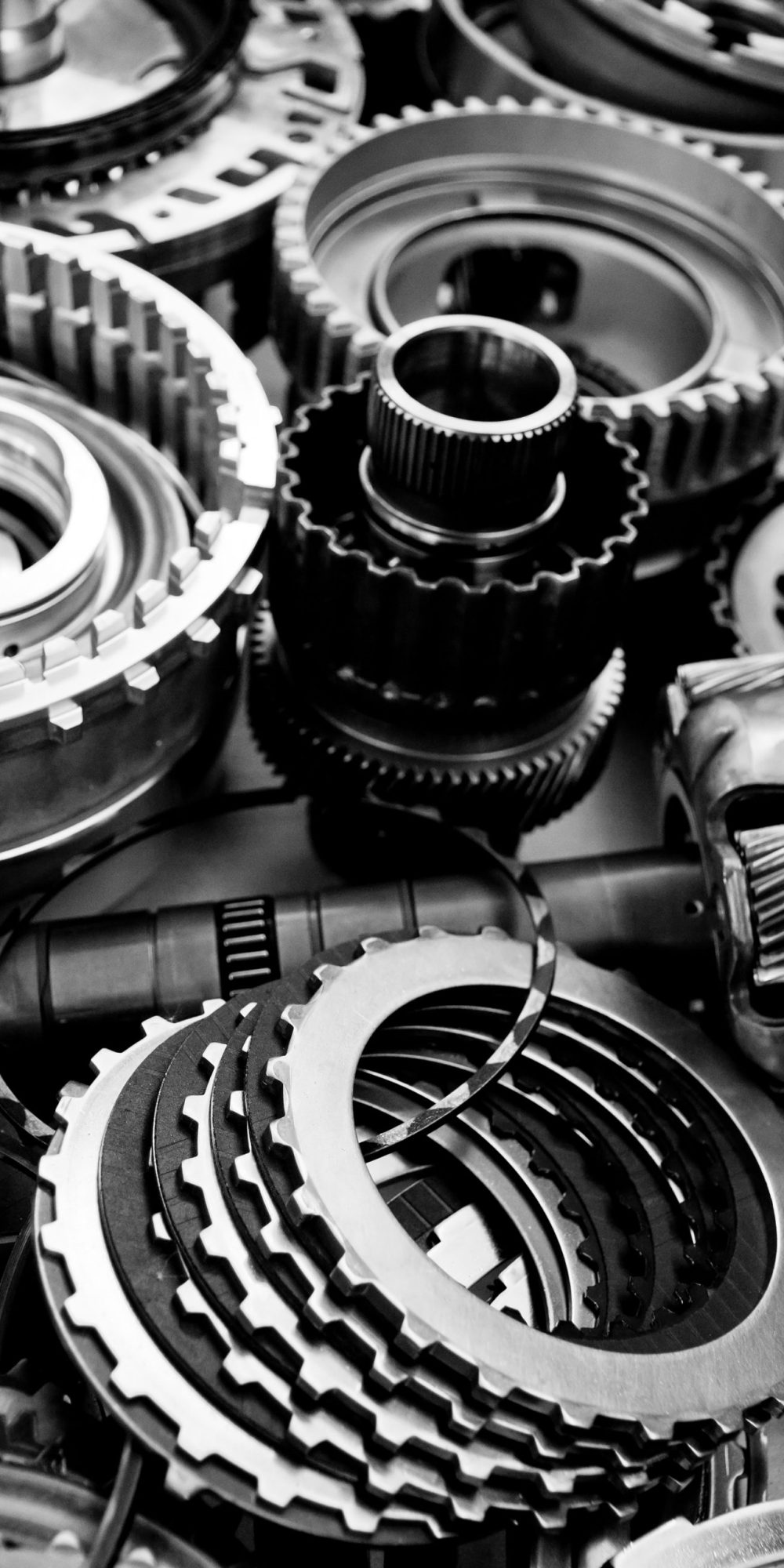 motorcycle gears close up